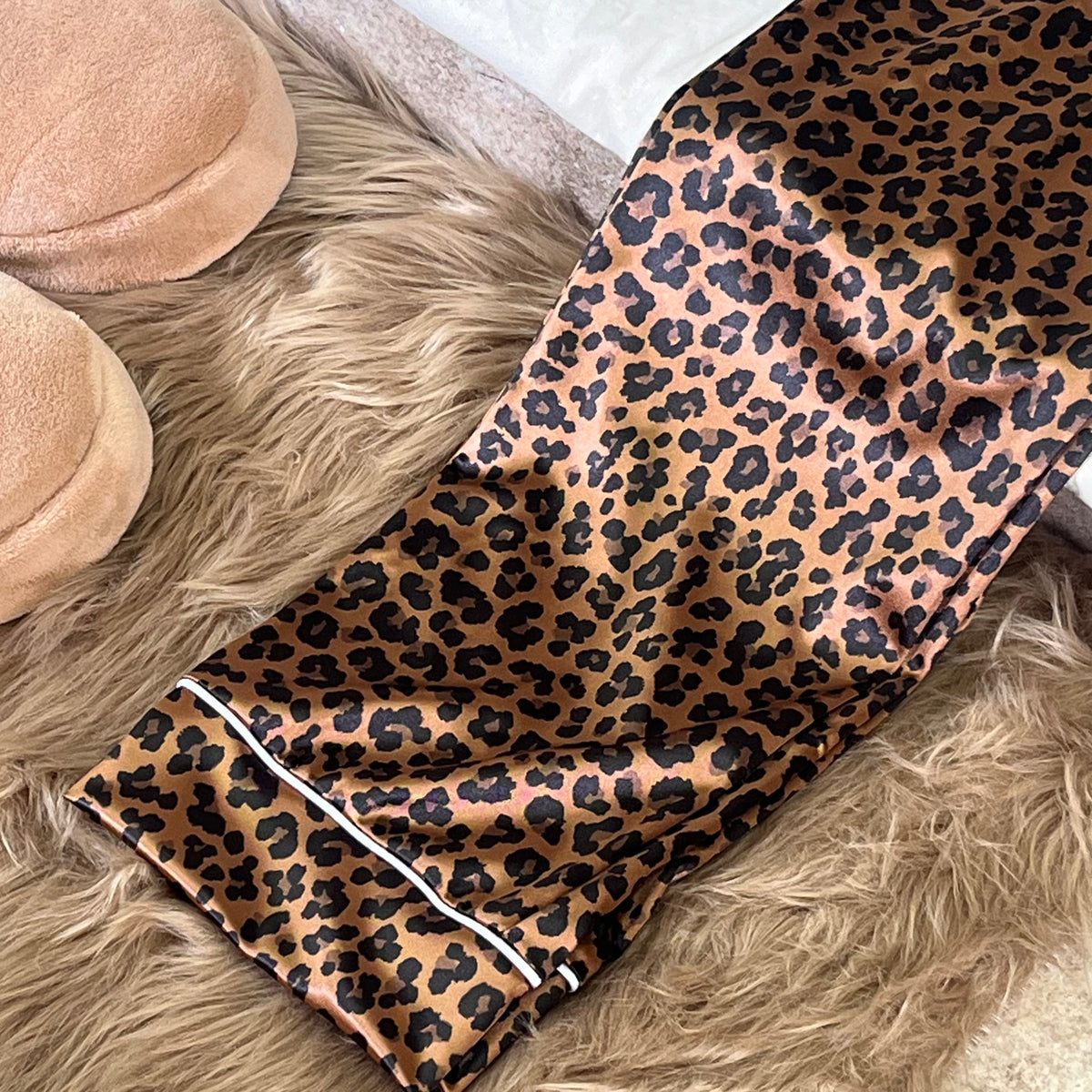 PIJAMAS AURA SATEN SET COMPLETO