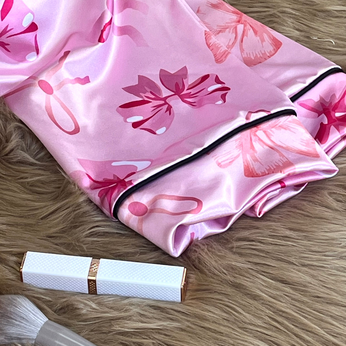 PIJAMAS AURA SATEN SET COMPLETO